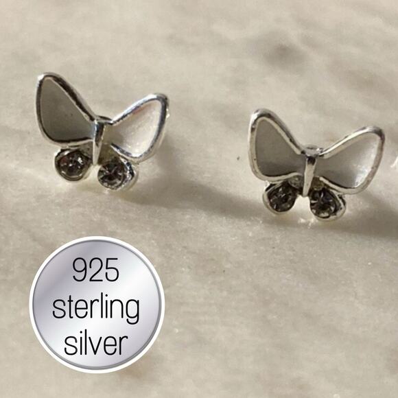 925 sterling silver Stud Earrings - Picture 1 of 6